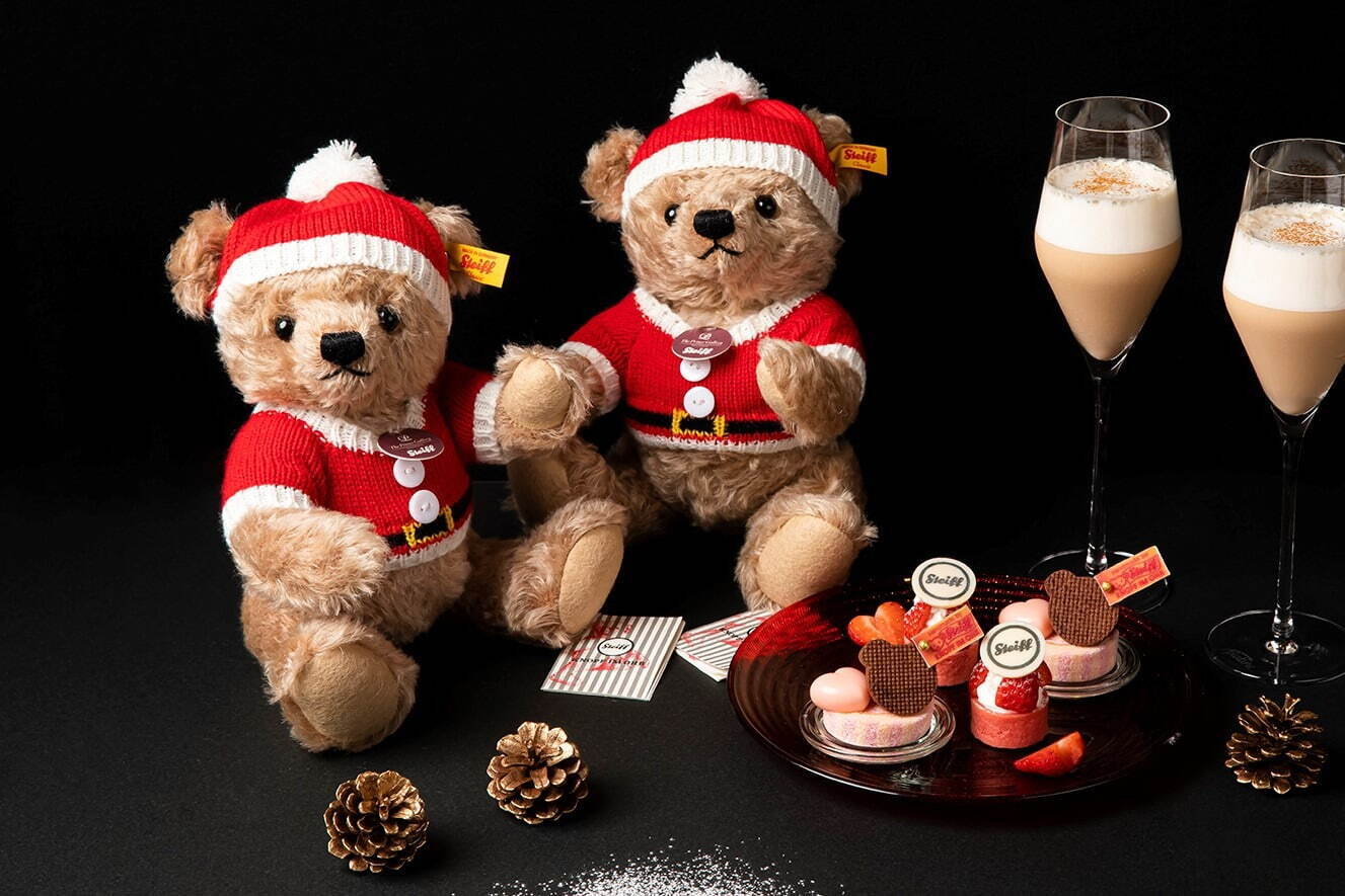 シュタイフのテディベア”コラボクリスマスアフタヌーンティー