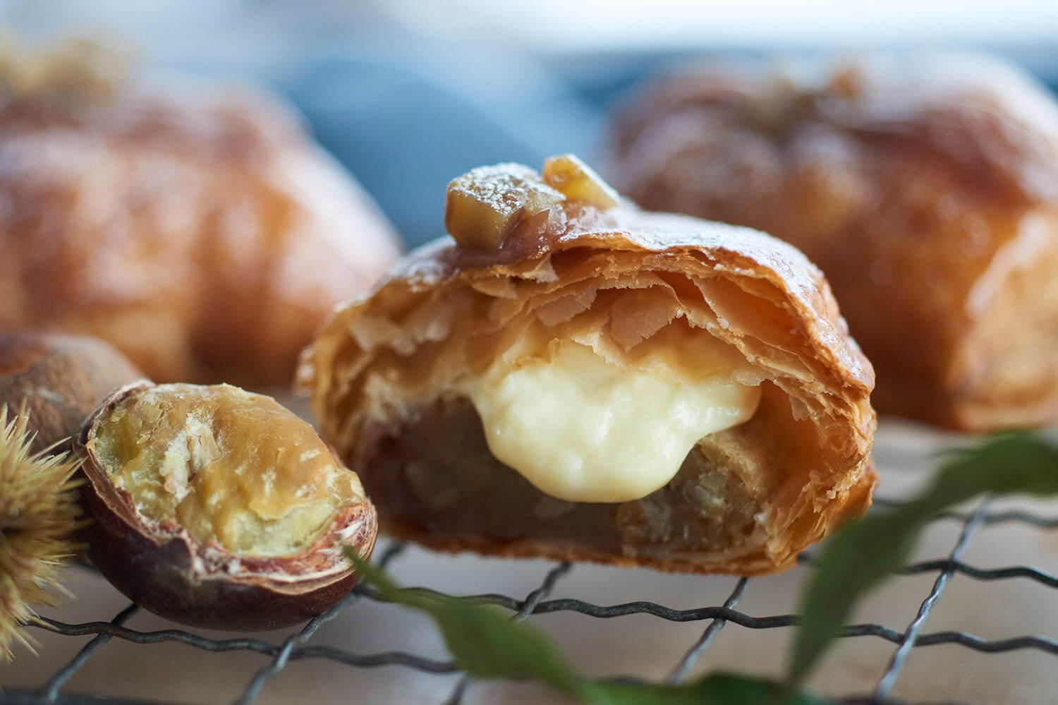 RINGO「焼きたてカスタードマロンアップルパイ」上品な甘みのマロンペーストを合わせた秋限定パイ