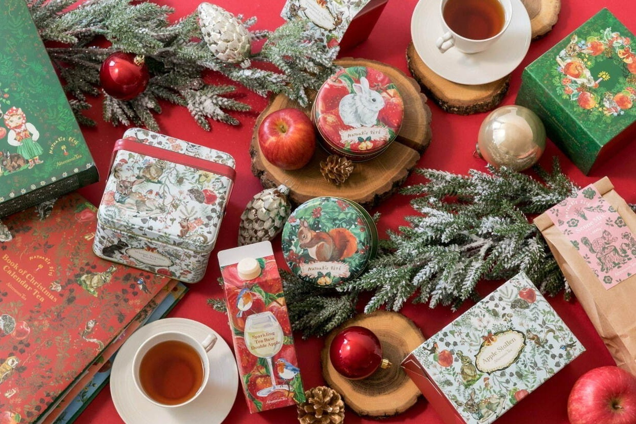 アフタヌーンティー・ティールームのクリスマス、紅茶の アフタヌーンティー・ティールームのクリスマス、紅茶の