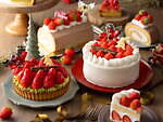 いちごスイーツ専門店「いちびこ」のクリスマスケーキ、王道ショートやピスタチオ×苺のタルトなど全7種｜写真1