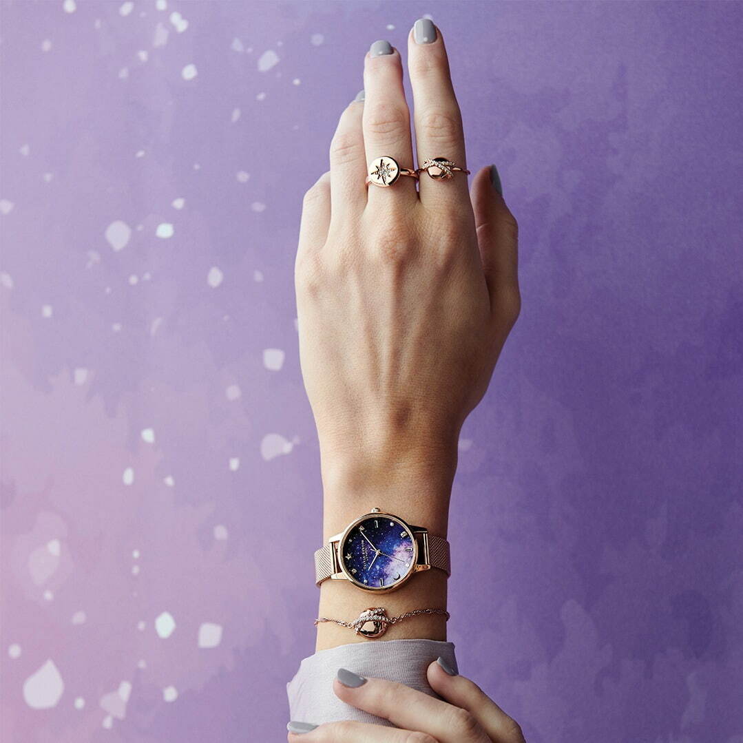 オリビア・バートンのクリスマスギフト、パステルカラーのクリスタルを配した腕時計＆ブレスレットのセット｜写真29