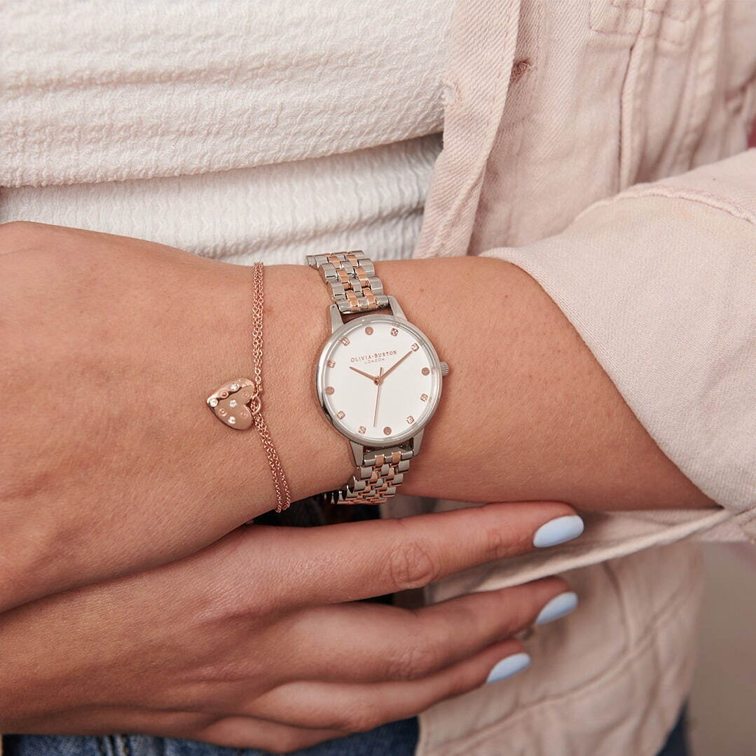 オリビア・バートンのクリスマスギフト、パステルカラーのクリスタルを配した腕時計＆ブレスレットのセット｜写真18