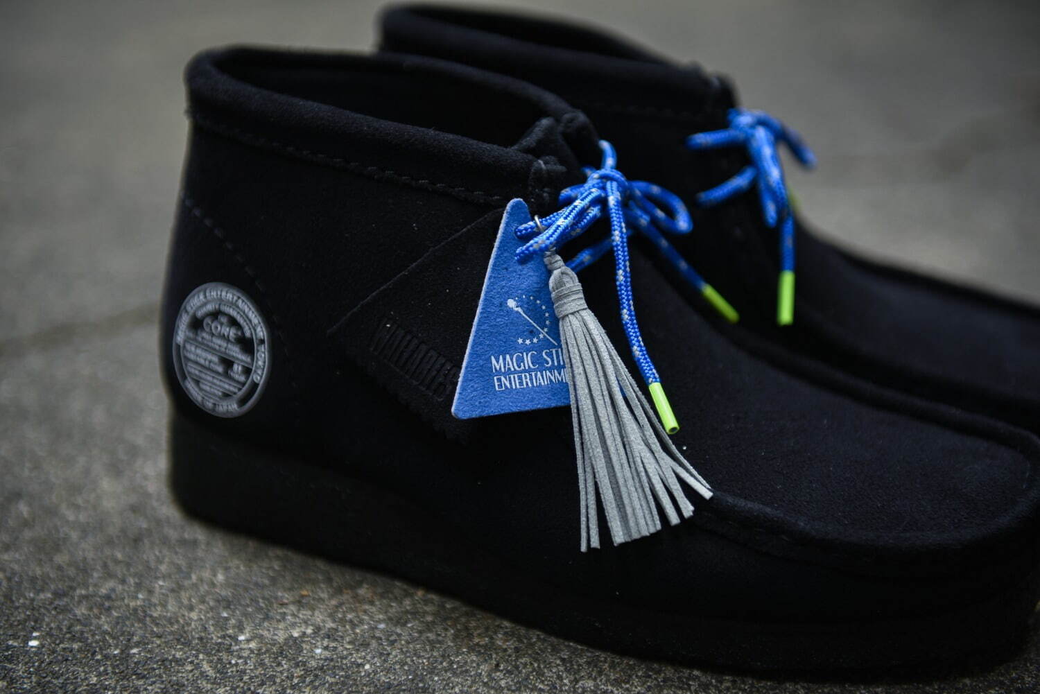 VISVIM　ネイビー ワラビーブーツ タッセルシューレース VISVIM ネイビー ワラビーブーツ タッセルシューレース
