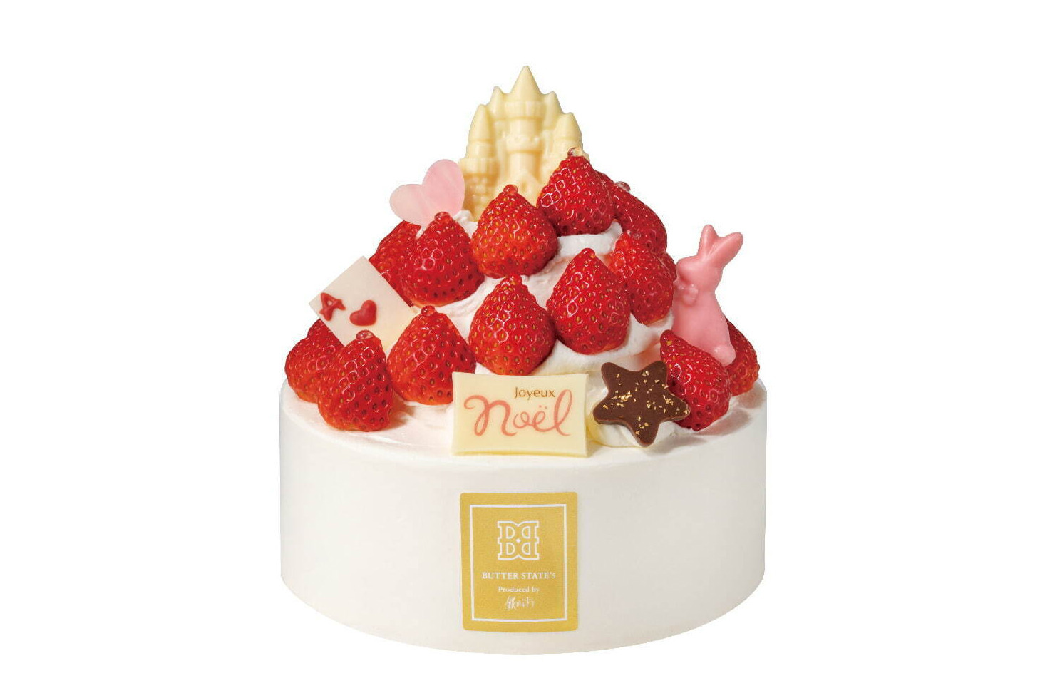 クリスマス｜大丸東京店のクリスマス2021年、“煌めくティアラ”添えマカロンケーキ＆“アリス”の苺ケーキなど