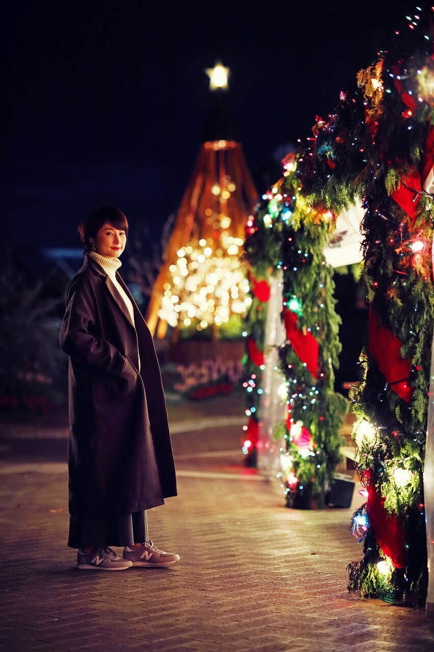 幻想的な“森×古城”のイルミネーションが神戸布引ハーブ園で、クリスマスマーケットも｜写真13
