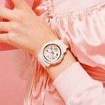 BABY-G“幸せを運ぶ蝶”モチーフのパステルカラー腕時計、パステルラベンダーの花色ウォッチ｜写真2