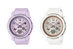 BABY-G“幸せを運ぶ蝶”モチーフのパステルカラー腕時計、パステルラベンダーの花色ウォッチ｜写真3