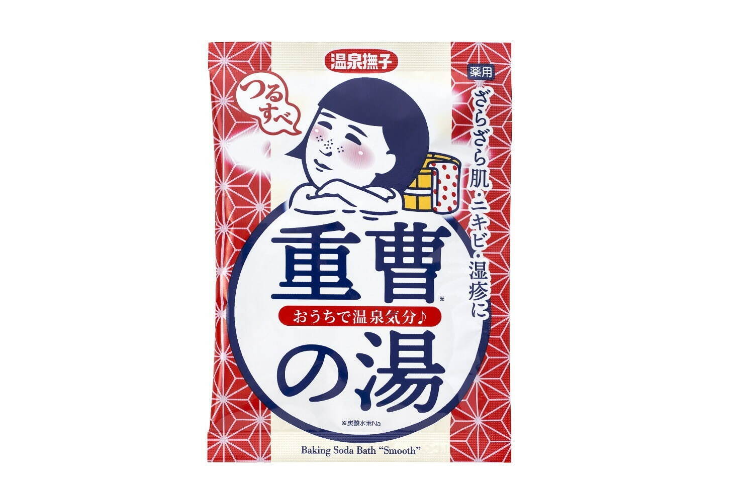 薬用入浴剤「温泉撫子　重曹つるすべの湯」50g 220円
