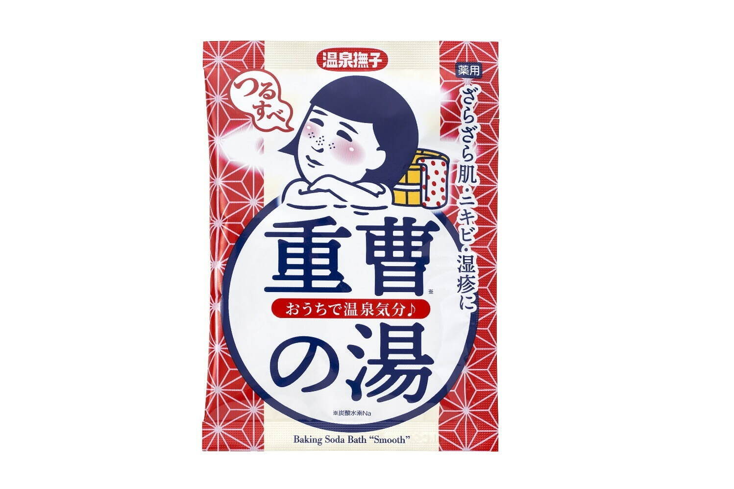 薬用入浴剤「温泉撫子 重曹つるすべの湯」50g 220円