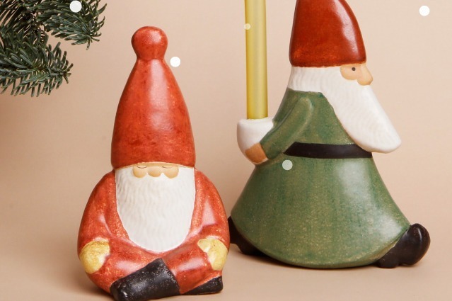 リサ・ラーソン｜伊勢丹新宿店「クリスマスマルシェ」世界のスノードーム約200点やリサ・ラーソンのサンタ人形が集結