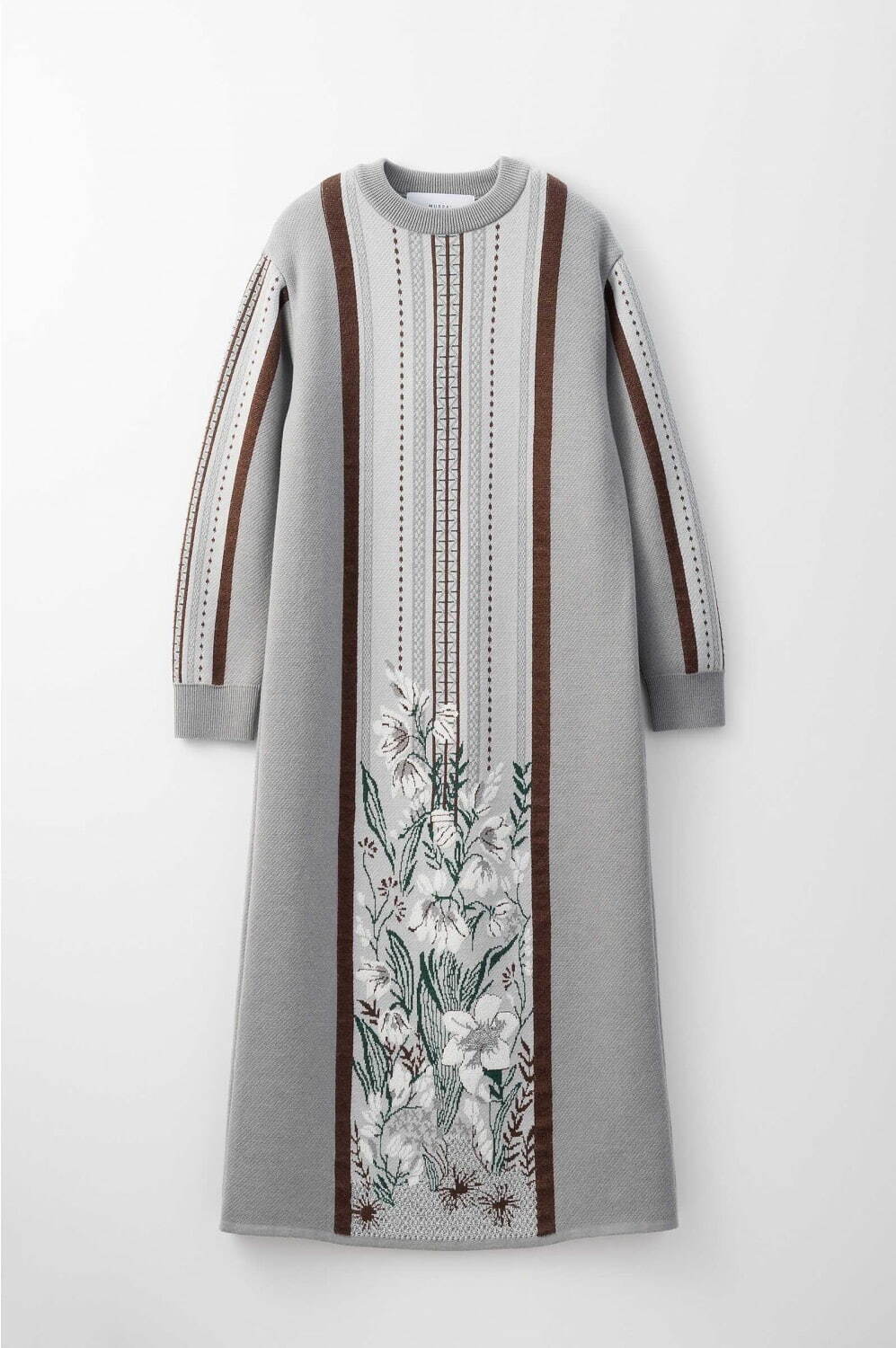 Framed flower knit dress 42,900円