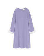 マメ クロゴウチ“金木犀”の小花柄を散りばめたコートやセーター、レースのカフを配したキッズドレスも｜写真32