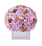 ニコライ バーグマンのクリスマス、オーナメント＆木の実をセットした限定フラワーボックス｜写真11