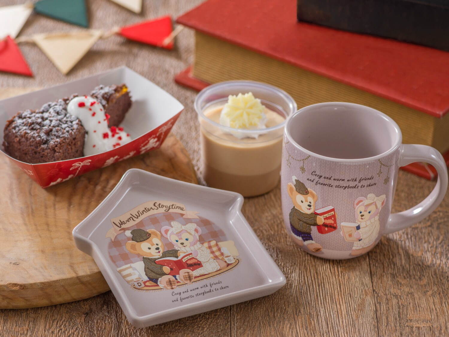 ディズニー　スーベニア　まとめ売り　ダブフレ　コップ　プレート　オマケお菓子箱 公式】ダッフィー＆フレンズ20周年：カラフルハピネス | 東京