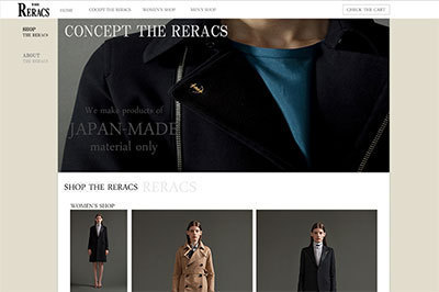 2013-14年秋冬コレクション｜ザ・リラクスが公式Webサイトにショッピングページを開設
