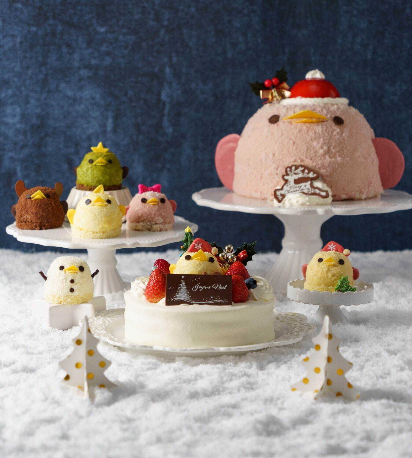 ひよこ型スイーツ ぴよりん クリスマスケーキ21 サンタ ツリー姿のぴよりんアソートなど ファッションプレス