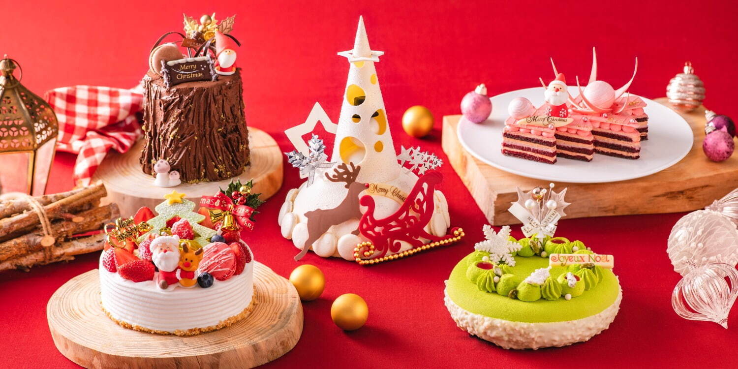 ヒルトン東京ベイのクリスマスケーキ2021、ツリーから雪だるまが覗く"シャンパン×ベリー"のムース｜写真8