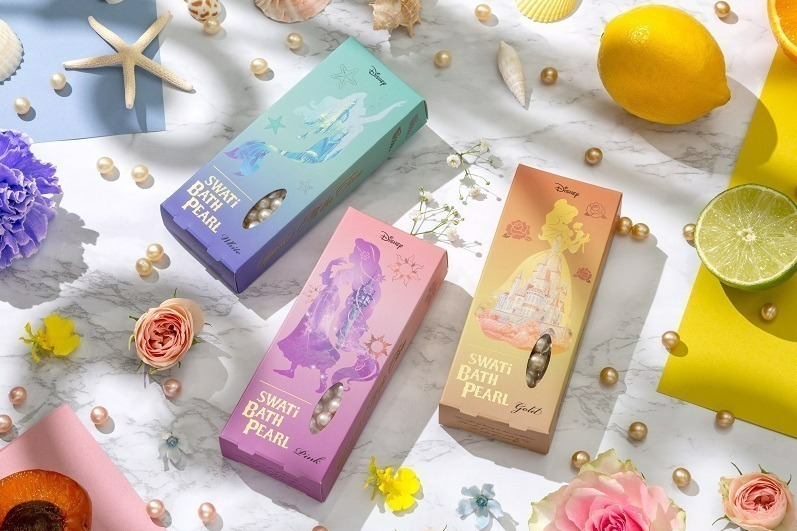 バスボム｜スワティー“パールモチーフ”の入浴料に「ディズニー プリンセス」デザイン、ローズ香るアリエルなど