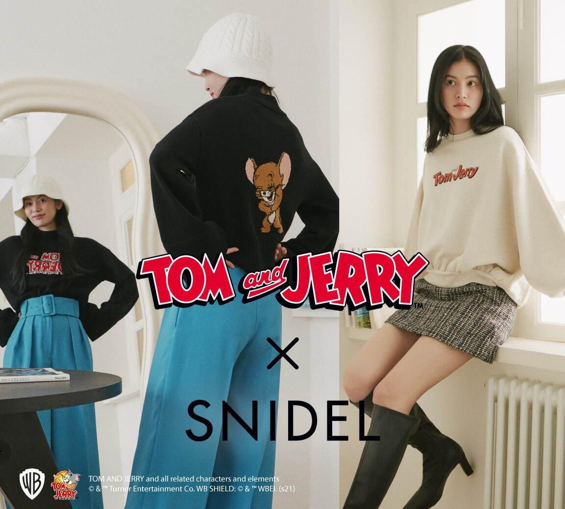 SNIDEL トムとジェリー スウェット