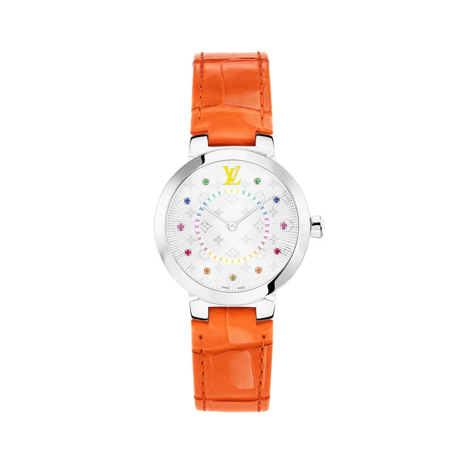 マルチボーダーシリーズ ヴィトン新品タンブールスリム腕時計ベルト