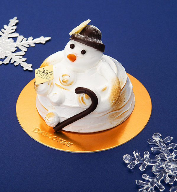 ルミネ＆ニュウマンのクリスマスケーキ2021年、雪だるま型ケーキやエシレバター使用タルトなど｜写真6