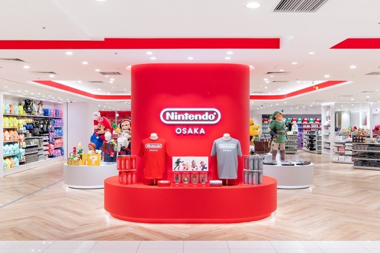 任天堂オフィシャルショップ「ニンテンドーオオサカ」大阪・大丸梅田店に、様々なオリジナルグッズ展開
