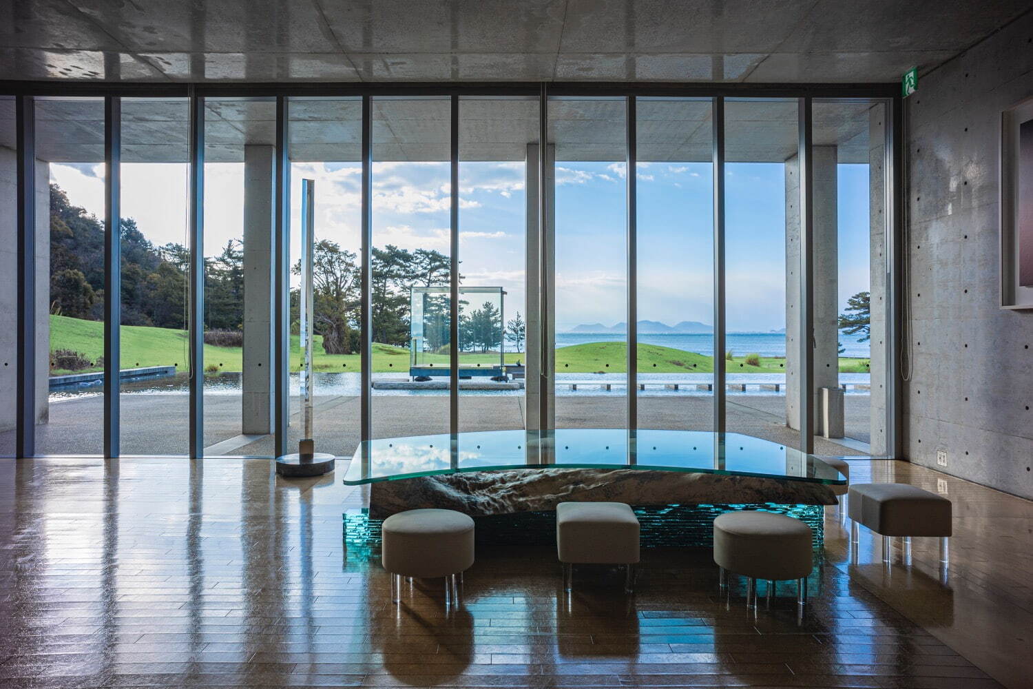 杉本博司ギャラリー 時の回廊 ラウンジ風景 2022年