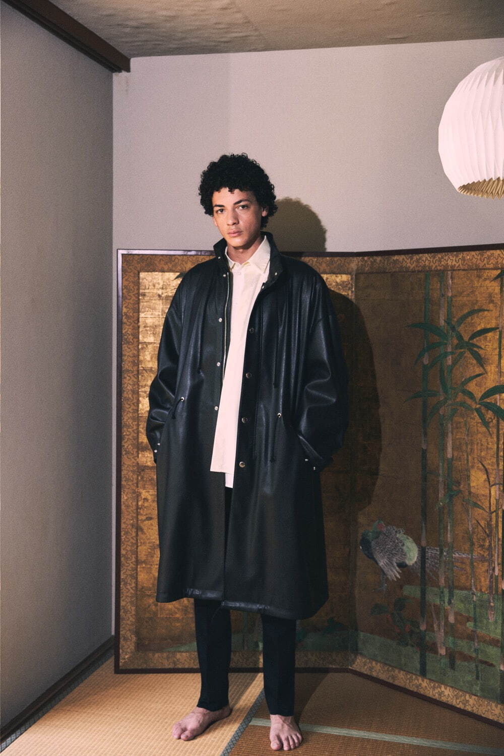 SYNTHETIC LEATHER COAT 110,000円