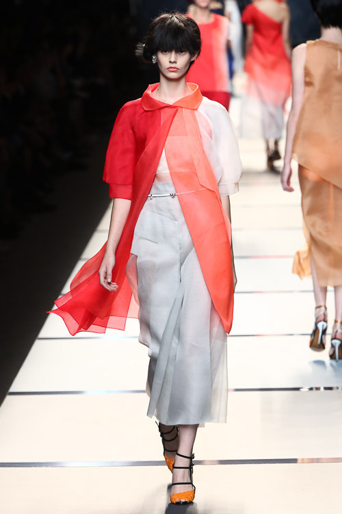 フェンディ(FENDI) 2014年春夏ウィメンズコレクション シルエット - 写真4