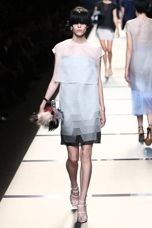 フェンディ(FENDI) 2014年春夏ウィメンズコレクション シルエット - 写真10