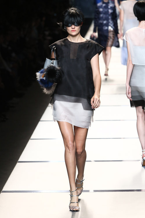 フェンディ(FENDI) 2014年春夏ウィメンズコレクション シルエット - 写真11