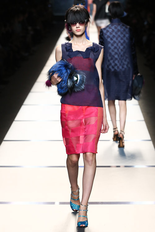 フェンディ(FENDI) 2014年春夏ウィメンズコレクション シルエット - 写真13