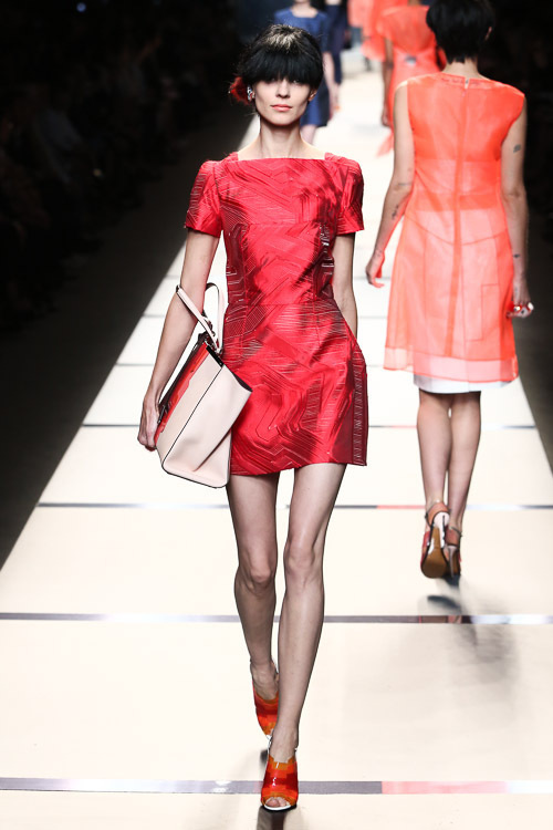 フェンディ(FENDI) 2014年春夏ウィメンズコレクション シルエット - 写真21