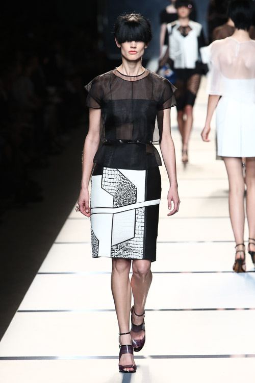 フェンディ(FENDI) 2014年春夏ウィメンズコレクション シルエット - 写真27