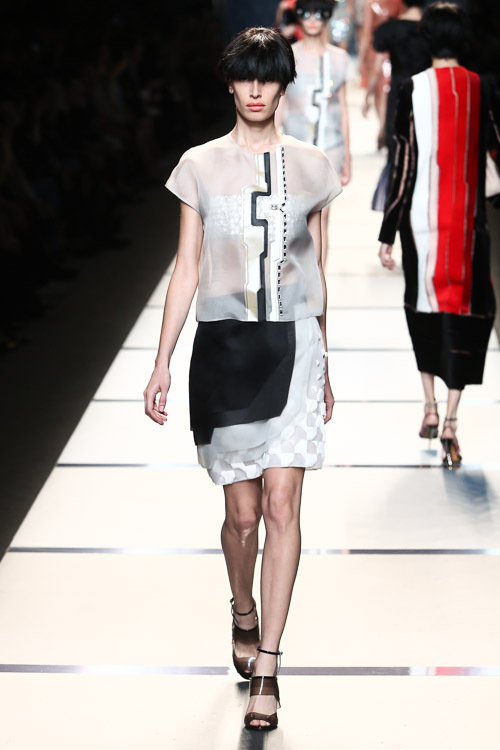 フェンディ(FENDI) 2014年春夏ウィメンズコレクション シルエット - 写真40