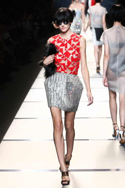 フェンディ(FENDI) 2014年春夏ウィメンズコレクション シルエット - 写真42