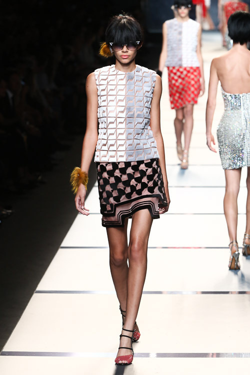 フェンディ(FENDI) 2014年春夏ウィメンズコレクション シルエット - 写真44