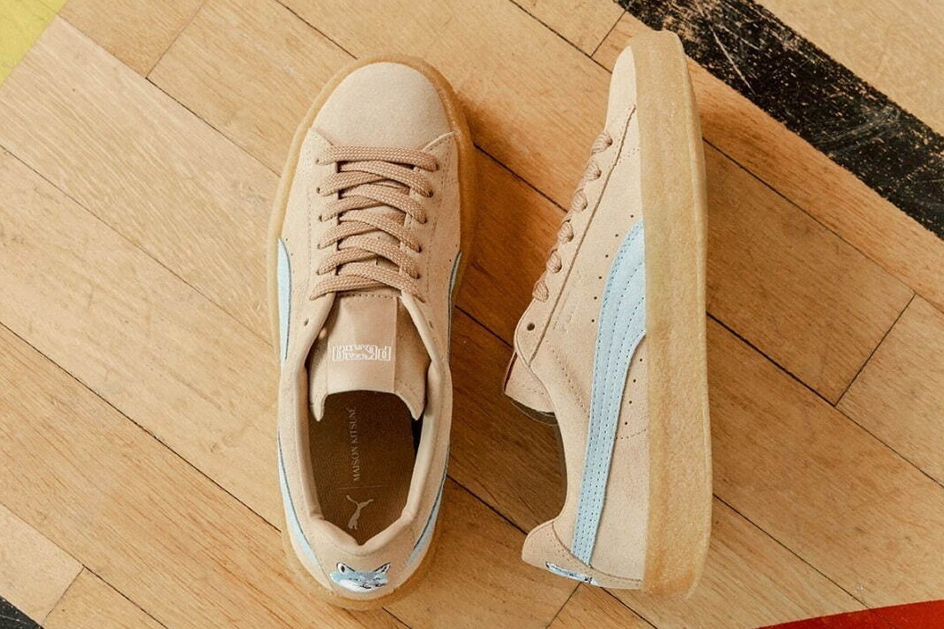 プーマ×メゾン キツネ新作、"キツネ"刺繍スニーカーやリバーシブルジャケット