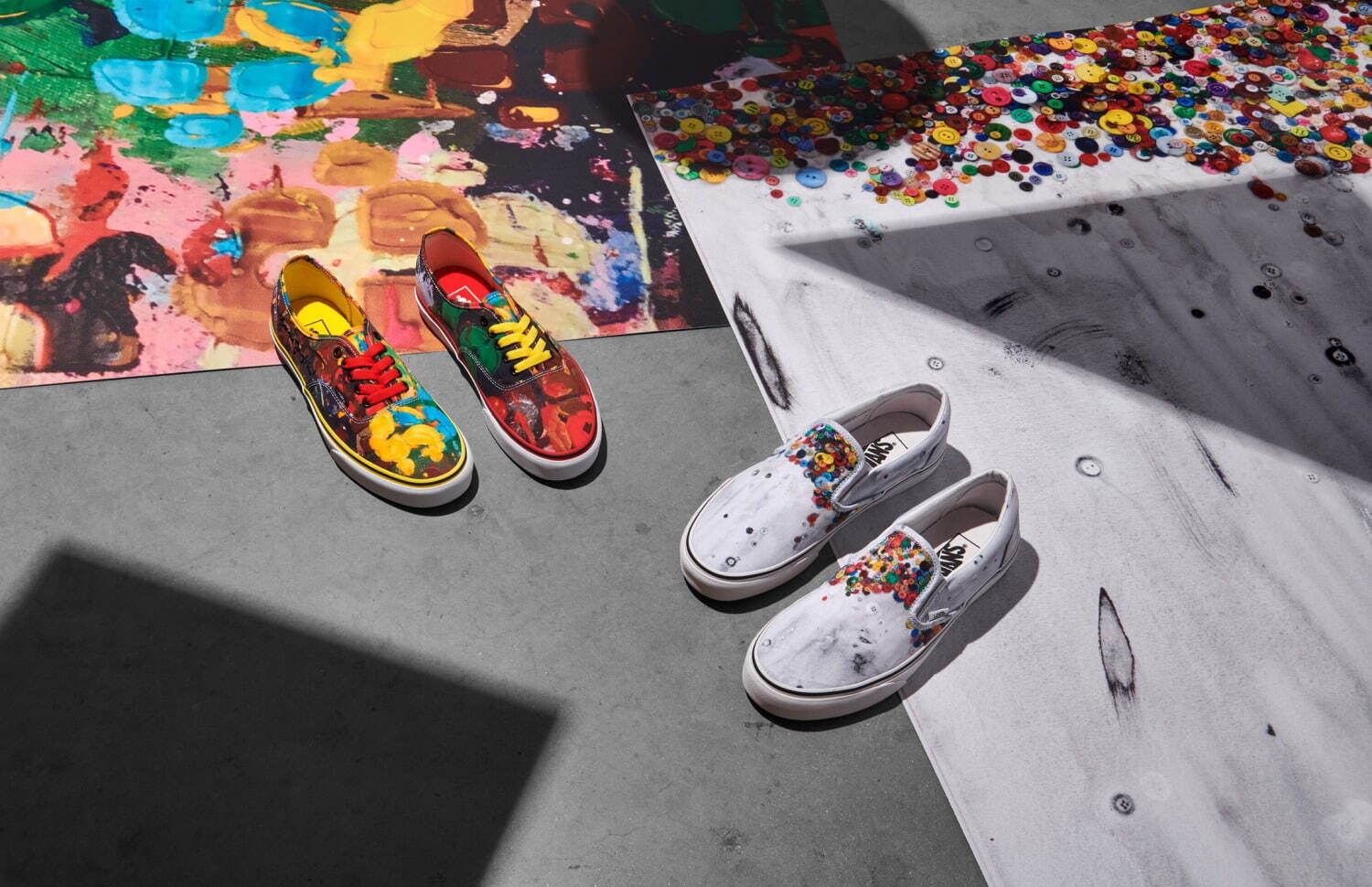 VANS“アート感覚”で楽しめるカラフルスニーカー、ロサンゼルス現代美術館と人気シューズがコラボ｜写真2