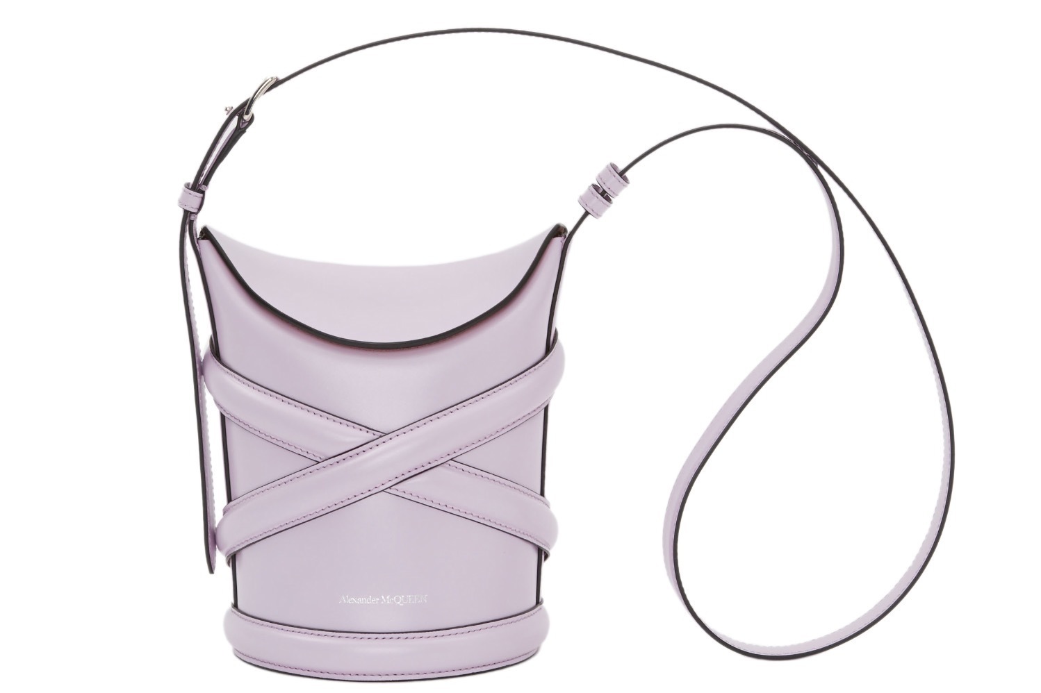 アレキサンダー・マックイーン“ハーネス”着想のバッグ「カーブ」ライラックなど新色＆ミニサイズ