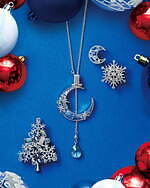 ランバン オン ブルー21年クリスマスジュエリー、“ブルーローズ”リングや“下弦の月”ネックレス｜写真4