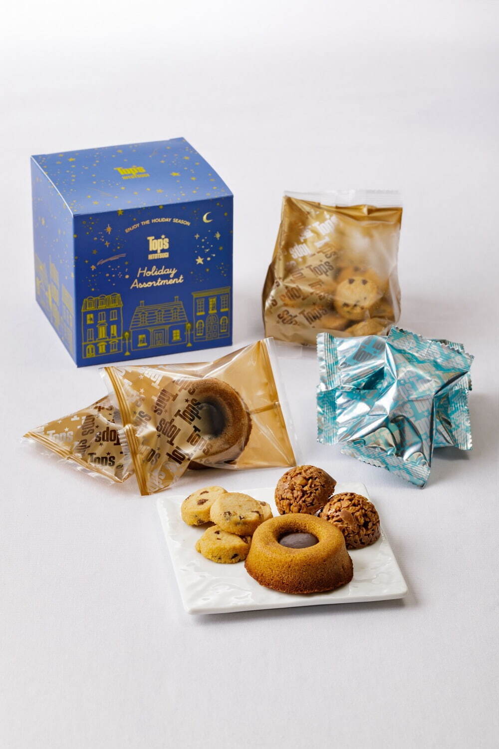 トップスのクリスマス焼き菓子BOX - クッキーやフィナンシェ、クランチチョコを詰め合わせ｜写真2