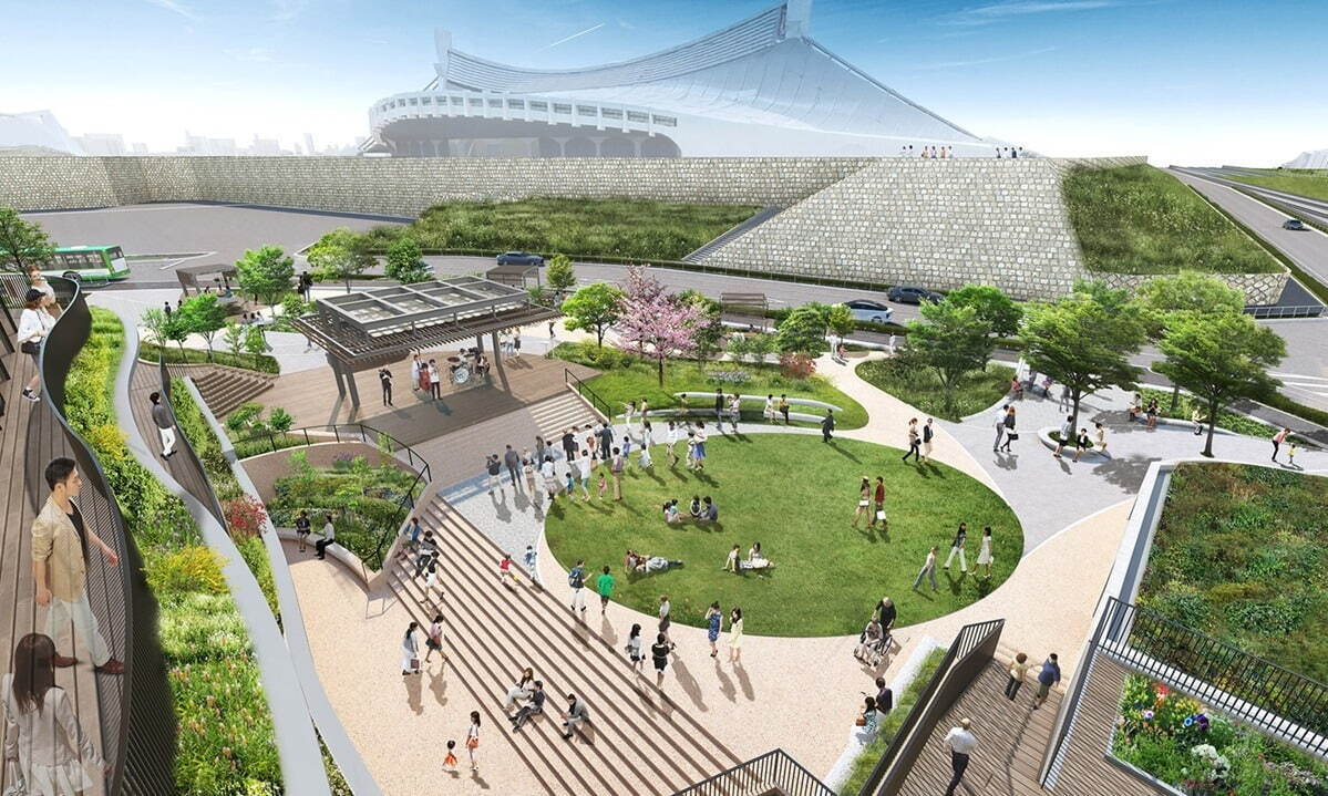 「代々木公園」再整備、飲食店を備える商業ゾーンや屋外スポーツパークのある都市型公園に｜写真2
