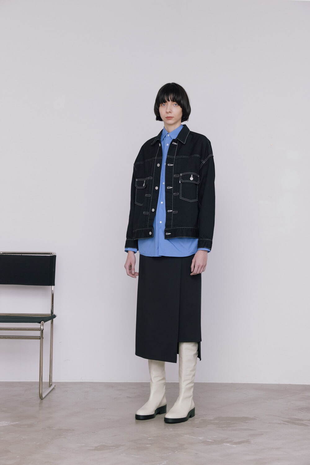 グラフペーパー 2021-22年秋冬｜female シャツジャケット