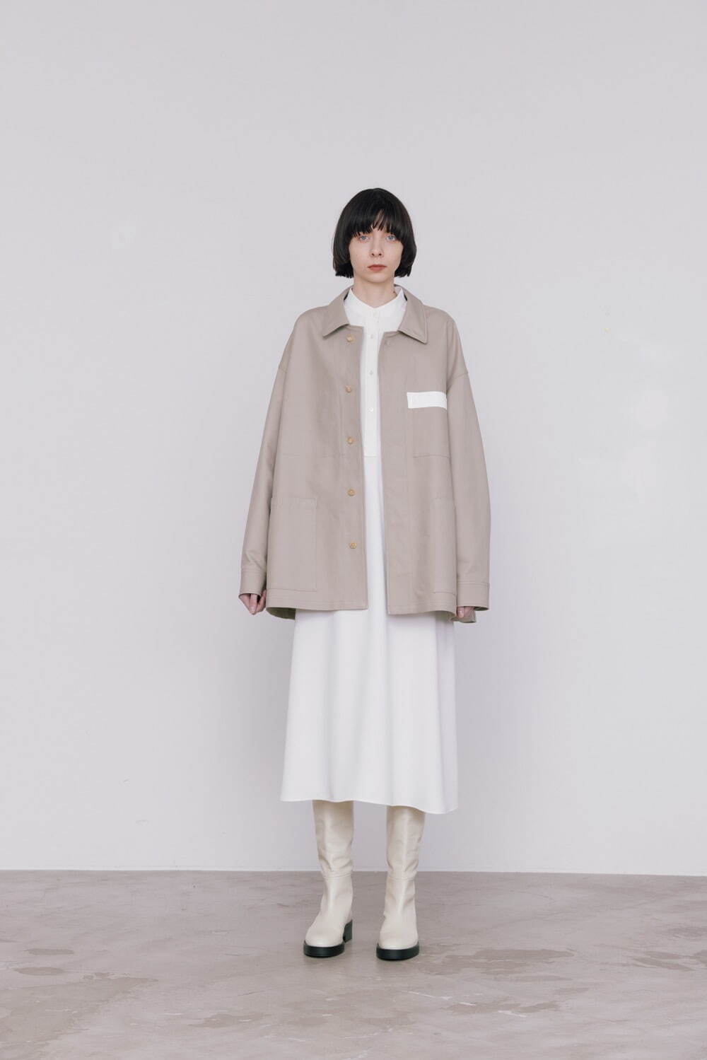 グラフペーパー 2021-22年秋冬｜female シャツジャケット