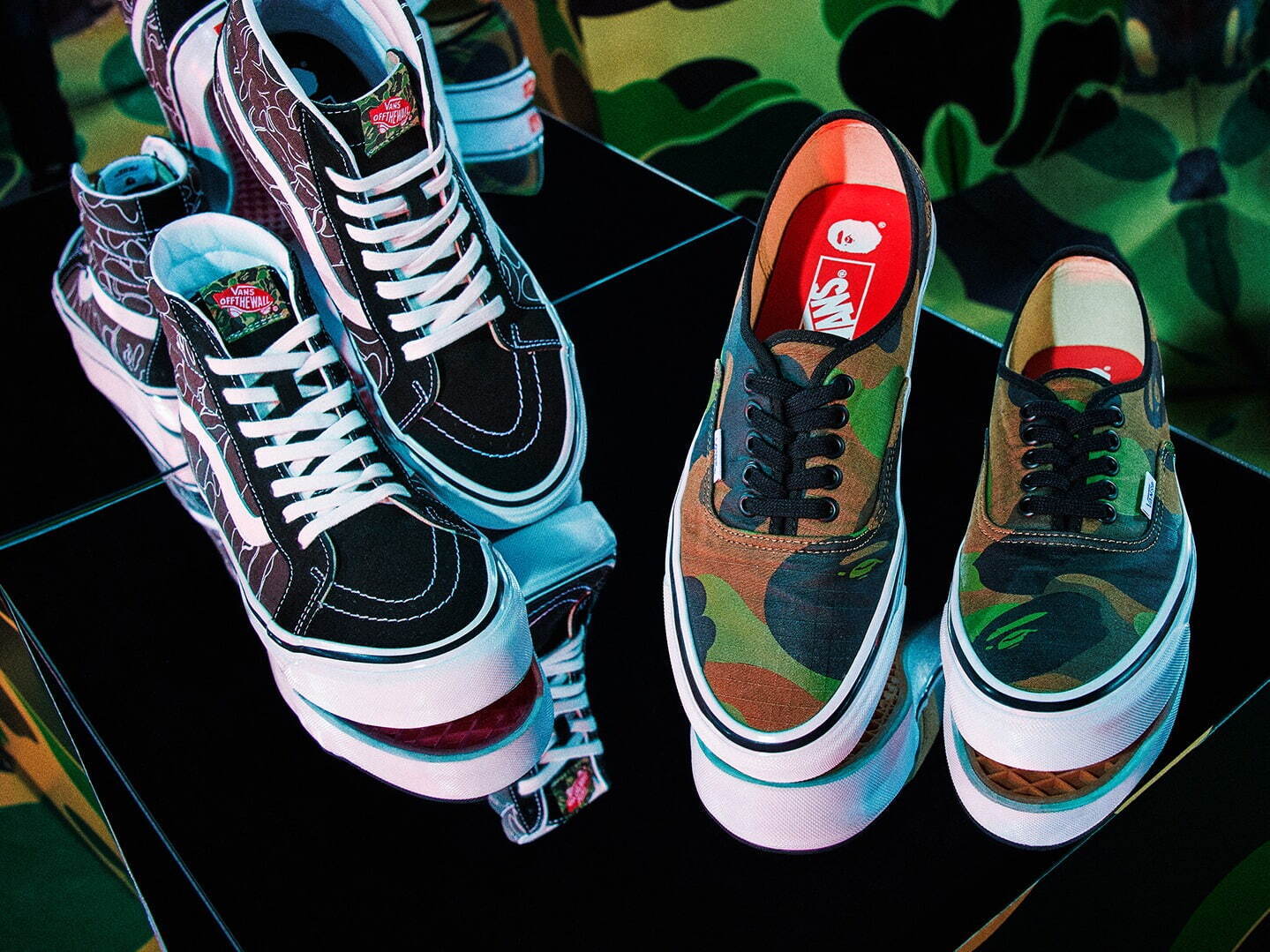 ア ベイシング エイプ(A BATHING APE), ヴァンズ(VANS) SK8-HI オーセンティック｜写真5