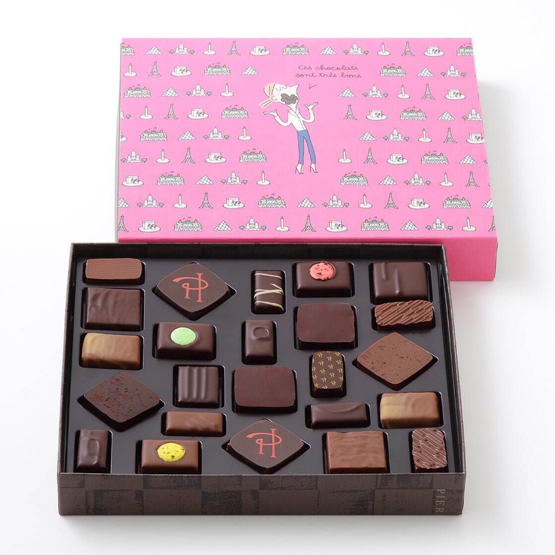 ピエール・エルメ・パリのバレンタイン2022、“宝石”のようなショコラ＆マカロンやハート型ケーキ｜写真4