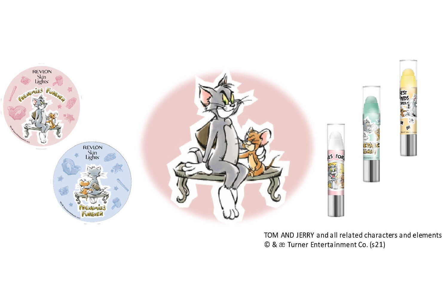 レブロン『トムとジェリー』限定リップクリーム“スウィート ユズ”の香りなど、フェイス パウダーも