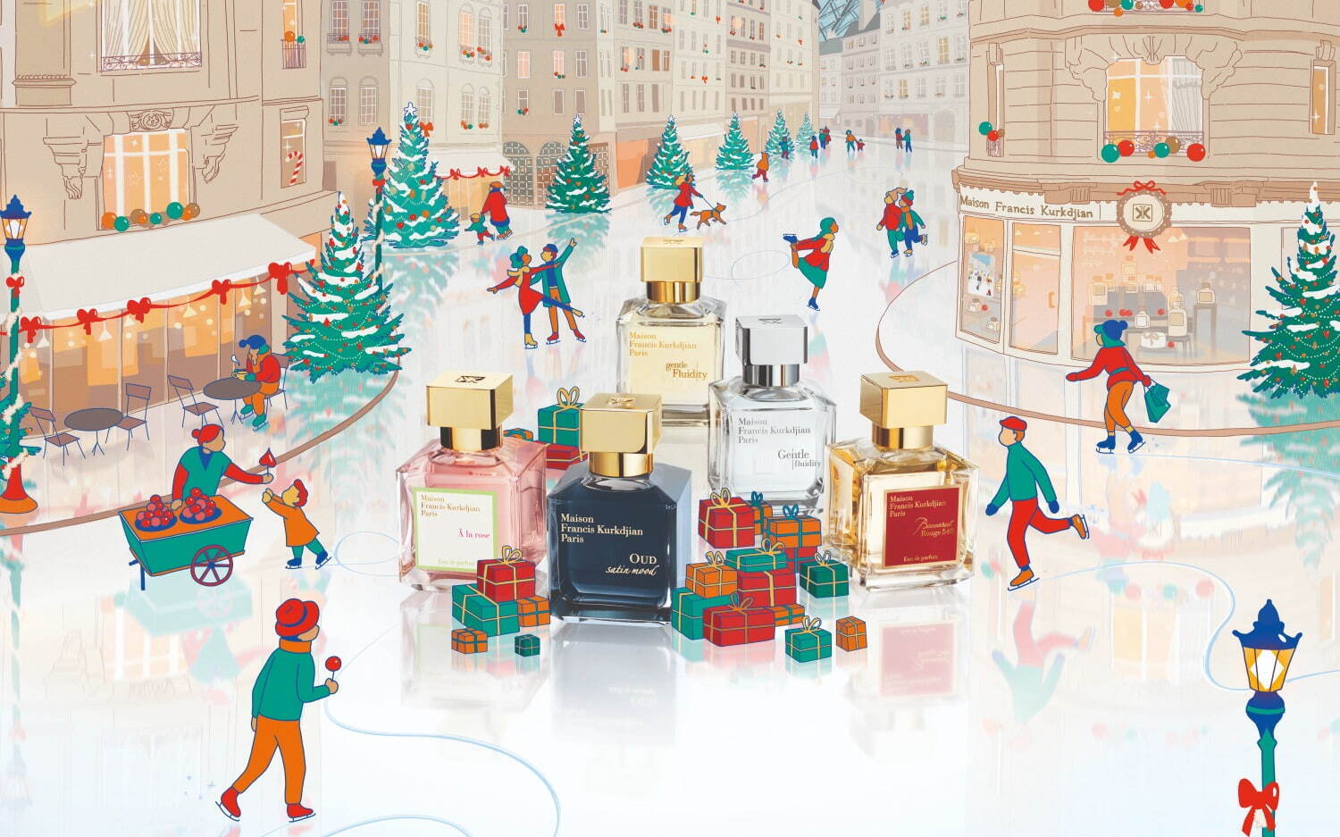 メゾン フランシス クルジャン21年クリスマスコフレ、“着替える”ように楽しむミニ香水8種セット｜写真1