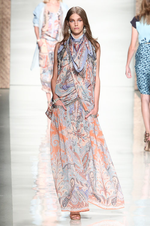 エトロ(ETRO) 2014年春夏ウィメンズコレクション シルエット - 写真15